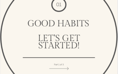 Be Good—and Get Better—with Good Habits                                    The first of three blogs for a successful New Year!